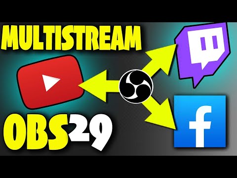 Multi Stream With OBS 28 and 29! FREE Easy